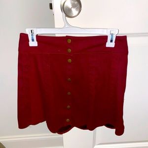 Skirt- Burgundy